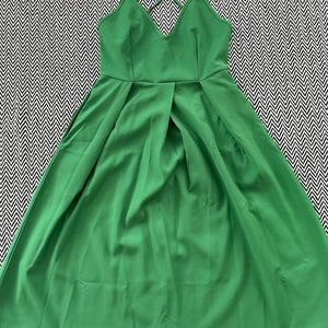 Beautiful bright green dress
